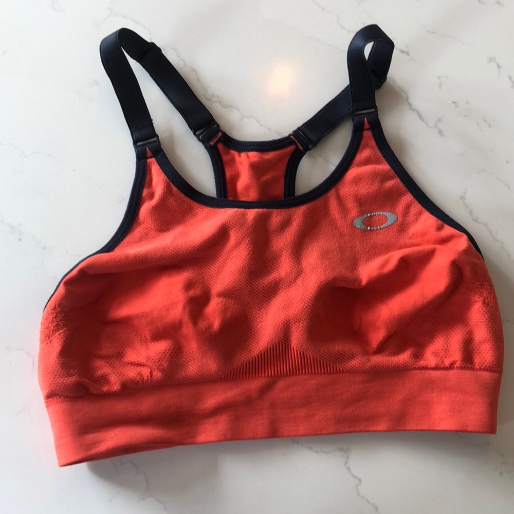 Coral Oakley Sports Bra Small